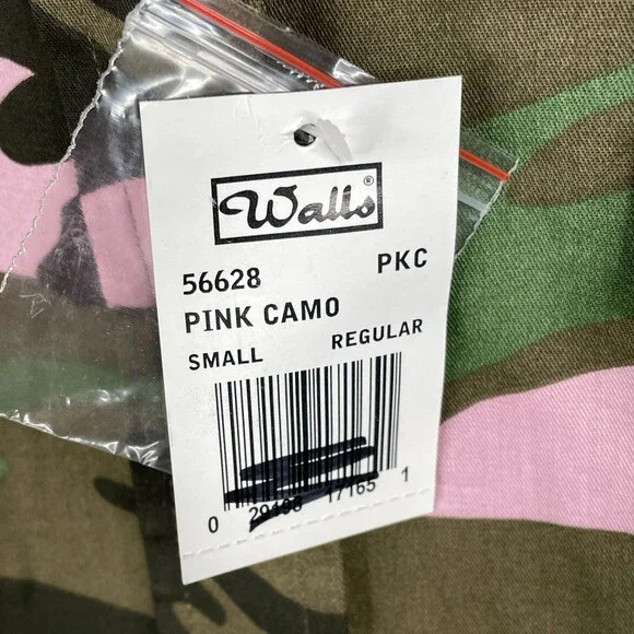 Walls Cowgirl Ranch Wear Women Small Camo Pink Pearl Snap Western Bling NWT - Picture 3 of 13